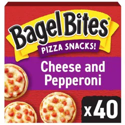 Bagel Bites Cheese & Pepperoni Mini Pizza Bagel Snacks - 31.1oz/40ct