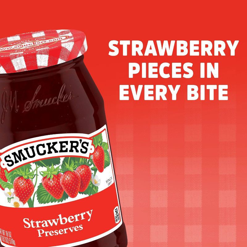 slide 4 of 5, Smucker's Strawberry Preserves - 18oz, 18 oz