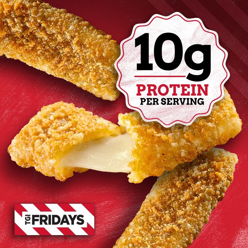 slide 4 of 9, T.G.I. Friday's TGI Fridays Mozzarella Sticks Frozen Snacks with Marinara Sauce - 17.4oz, 17.4 oz