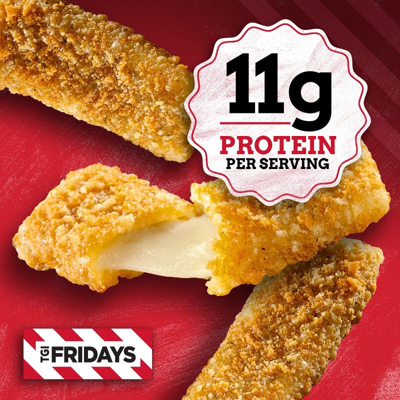 slide 5 of 9, T.G.I. Friday's TGI Fridays Mozzarella Sticks Frozen Snacks with Marinara Sauce - 17.4oz, 17.4 oz