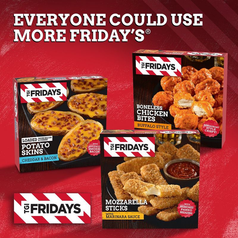 slide 6 of 9, T.G.I. Friday's TGI Fridays Mozzarella Sticks Frozen Snacks with Marinara Sauce - 17.4oz, 17.4 oz