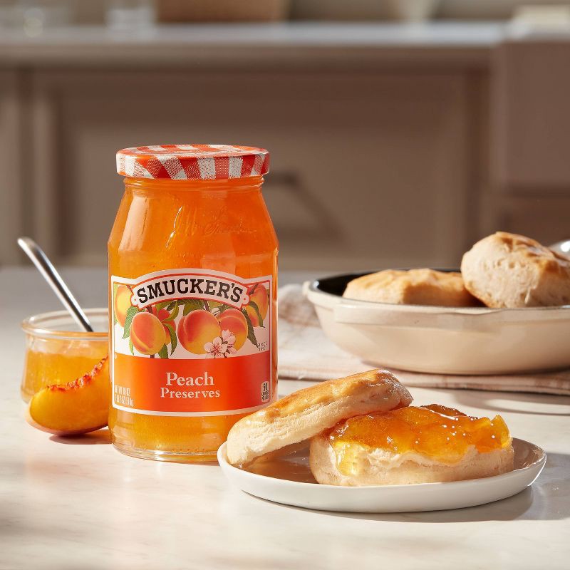 slide 2 of 5, Smucker's Peach Preserves - 18oz, 18 oz