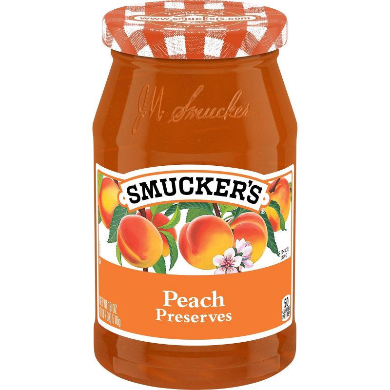 slide 1 of 5, Smucker's Peach Preserves - 18oz, 18 oz