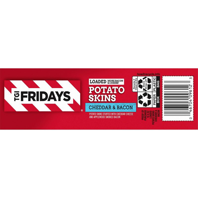 slide 11 of 11, T.G.I. Friday's TGI Fridays Loaded Cheddar & Bacon Potato Skins Frozen Snacks - 13.5oz, 13.5 oz