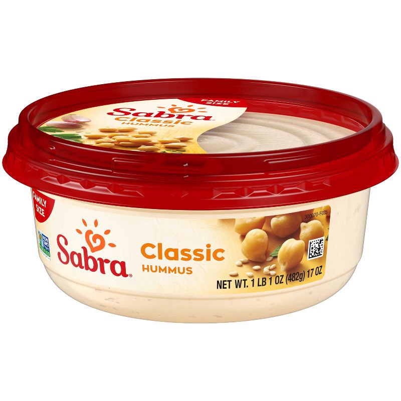 slide 3 of 6, Sabra Classic Hummus - 17oz, 17 oz