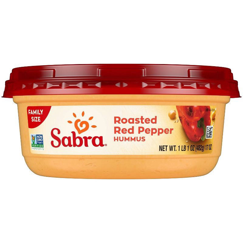 slide 2 of 5, Sabra Roasted Red Pepper Hummus - 17oz, 17 oz