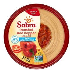 Sabra Roasted Red Pepper Hummus - 17oz