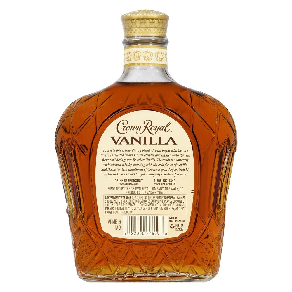 slide 3 of 3, Crown Royal Vanilla Flavored Whisky, 750 mL, 750 ml