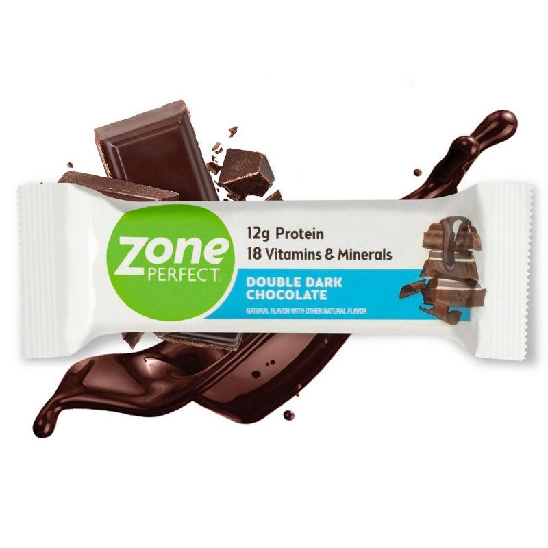 slide 5 of 6, Zone Perfect ZonePerfect Protein Bar Double Dark Chocolate - 10 ct/15.8oz, 10 ct, 15.8 oz