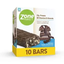 Zone Perfect ZonePerfect Protein Bar Double Dark Chocolate - 10 ct/15.8oz