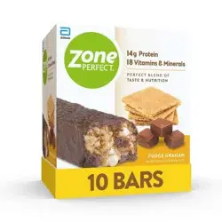 Zone Perfect ZonePerfect Protein Bar Fudge Graham - 10 ct/17.6oz