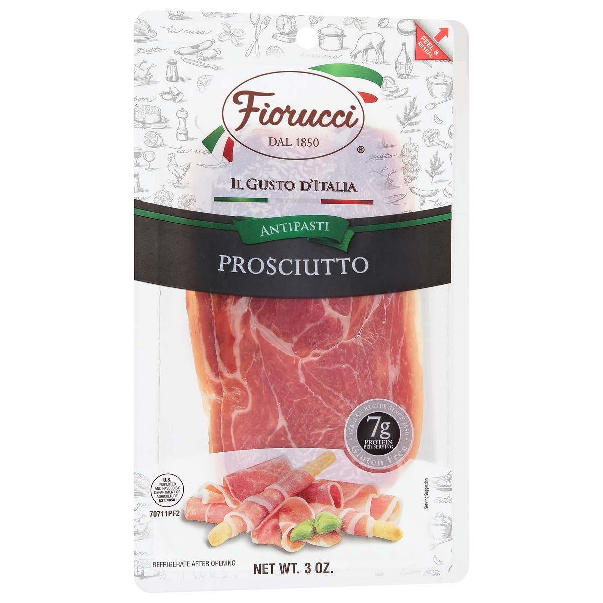 slide 4 of 9, Fiorucci Campofrio Presliced Prosciutto, 1 ct