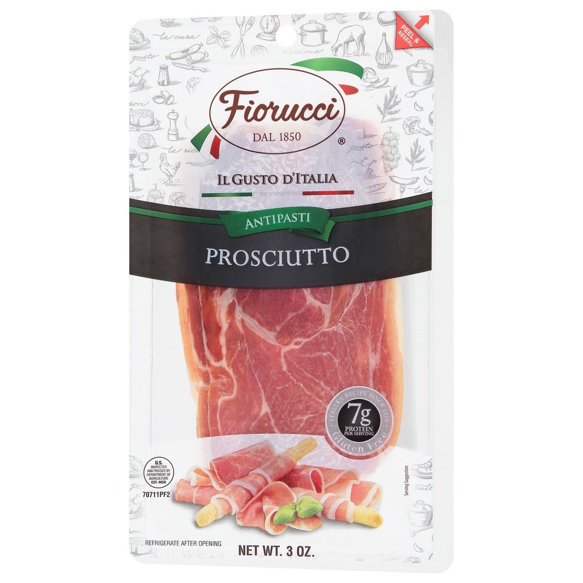 slide 8 of 9, Fiorucci Campofrio Presliced Prosciutto, 1 ct