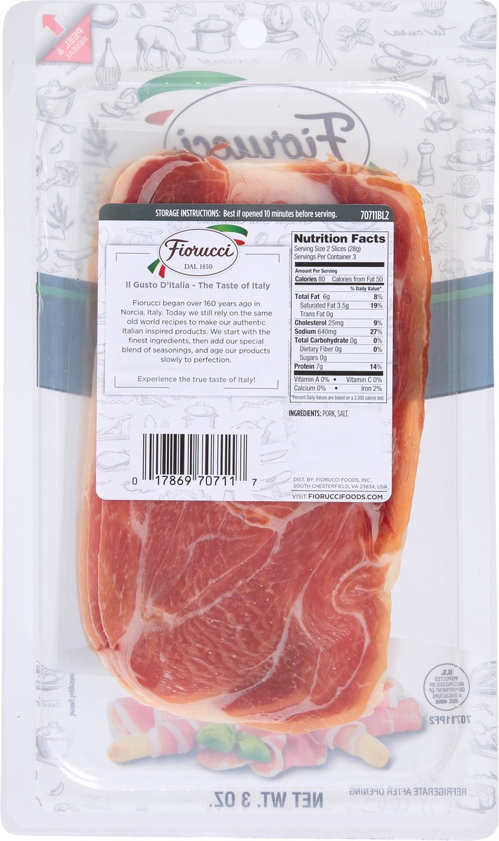 slide 3 of 9, Fiorucci Campofrio Presliced Prosciutto, 1 ct