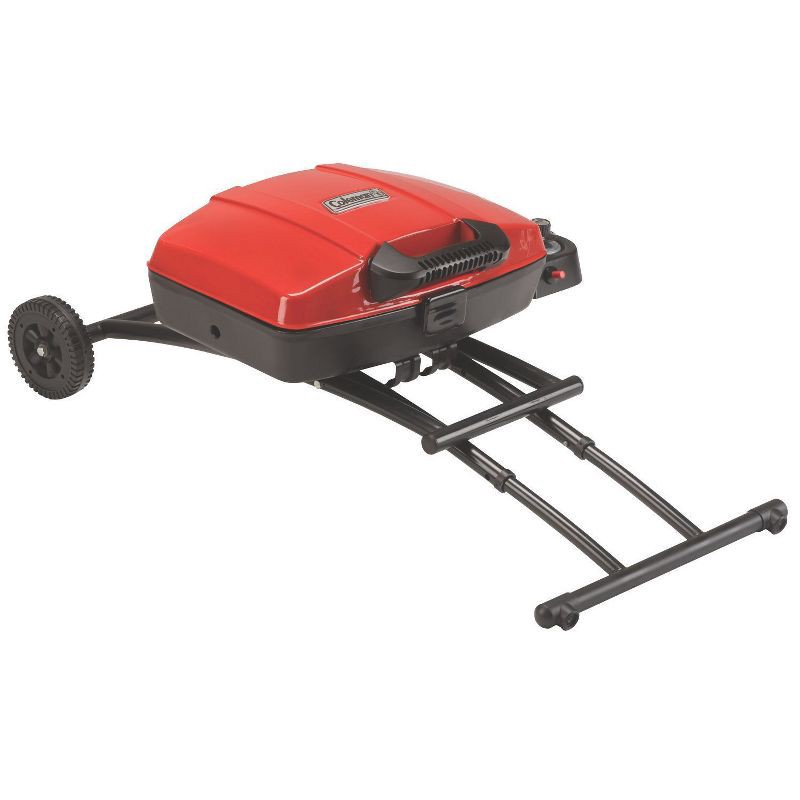 slide 3 of 9, Coleman Sportster Propane Grill - Black/Red, 1 ct