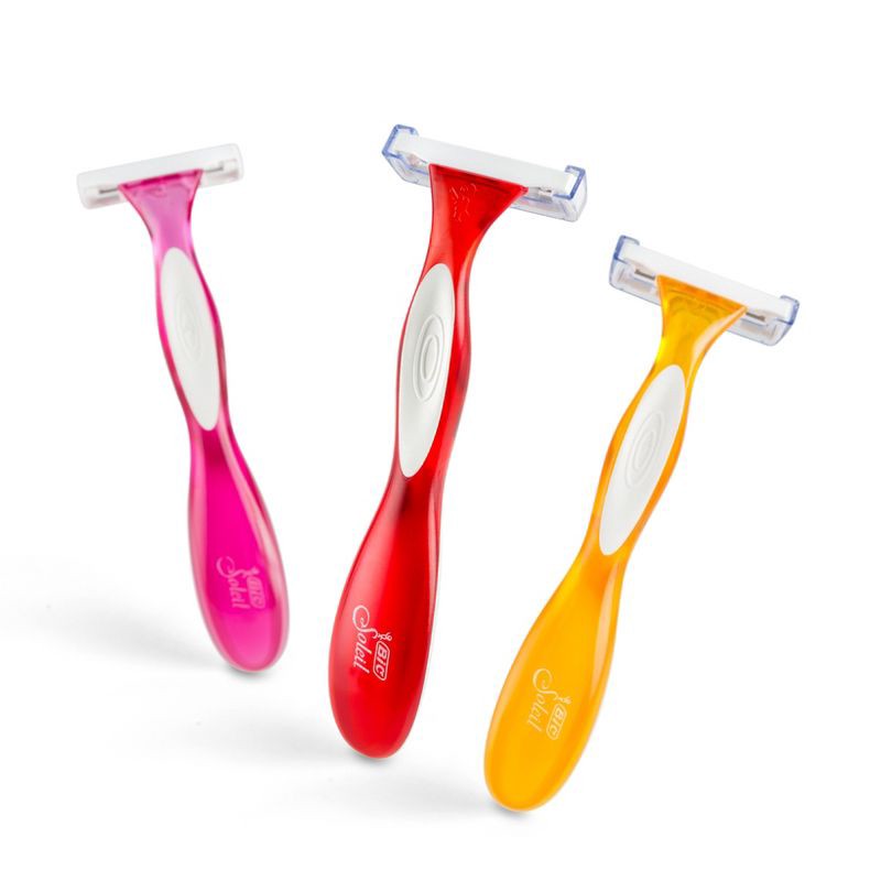 slide 2 of 8, BiC Soleil Smooth Colors 3-Blade Women's Disposable Razors - 8ct, 8 ct