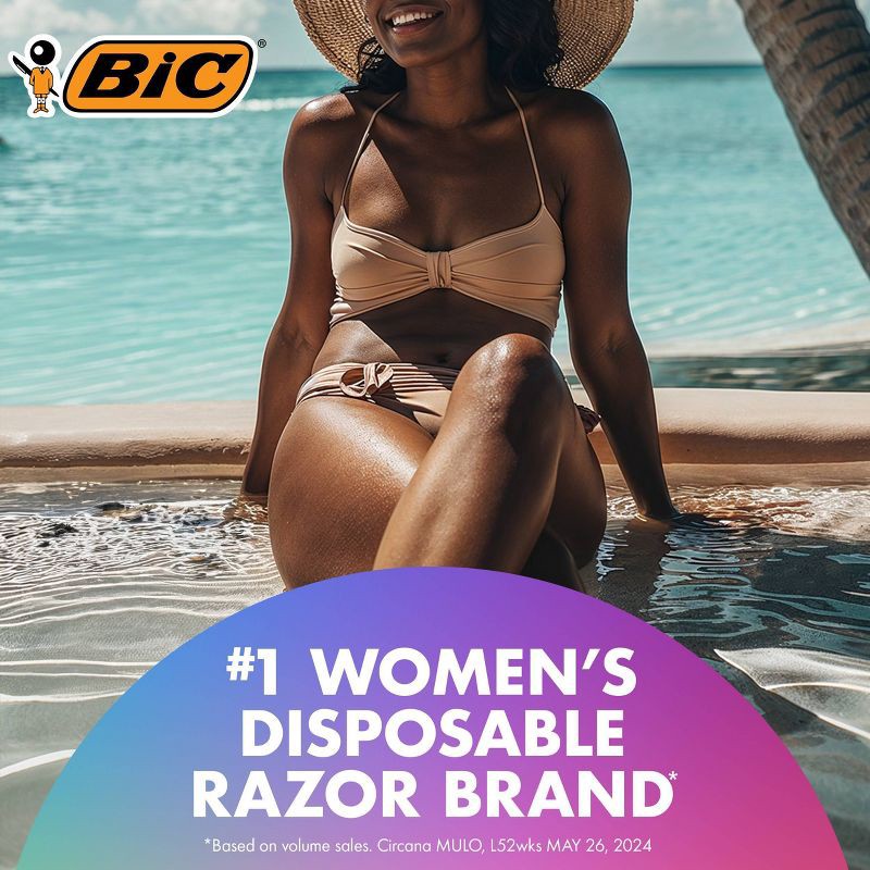 slide 7 of 8, BiC Soleil BIC Soleil 3 Colors Women's Disposable 3-Blade Razors - 8ct, 8 ct