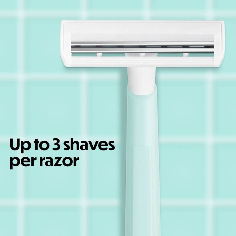 slide 6 of 10, BiC Silky Touch Women's Disposable 2-Blade Razors - 10ct, 10 ct