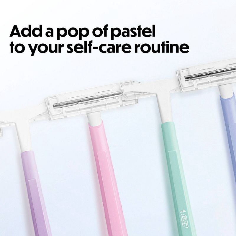 slide 7 of 10, BiC Silky Touch Women's Disposable 2-Blade Razors - 10ct, 10 ct