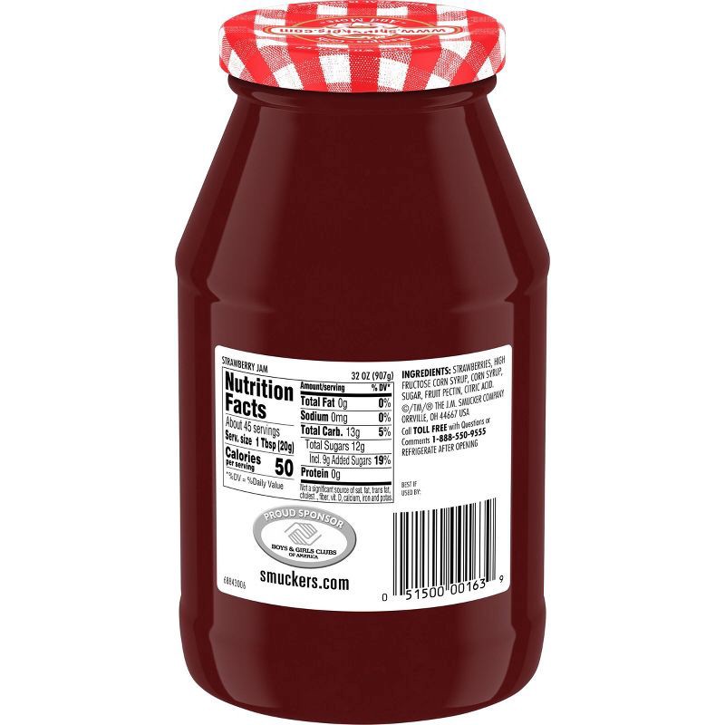 slide 3 of 4, Smucker's Strawberry Jam - 32oz, 32 oz