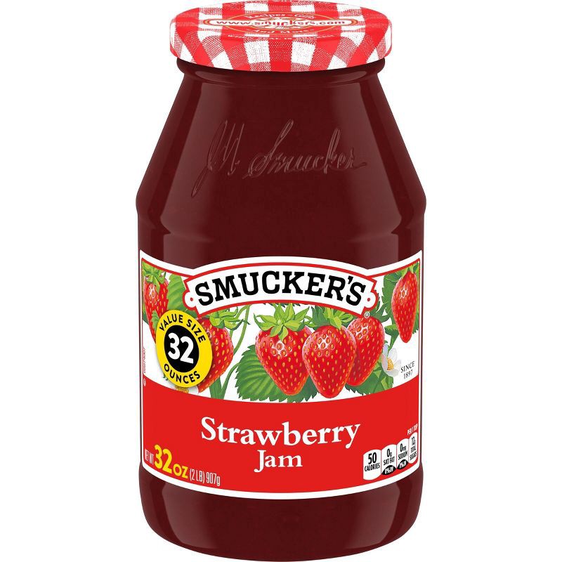 slide 1 of 4, Smucker's Strawberry Jam - 32oz, 32 oz