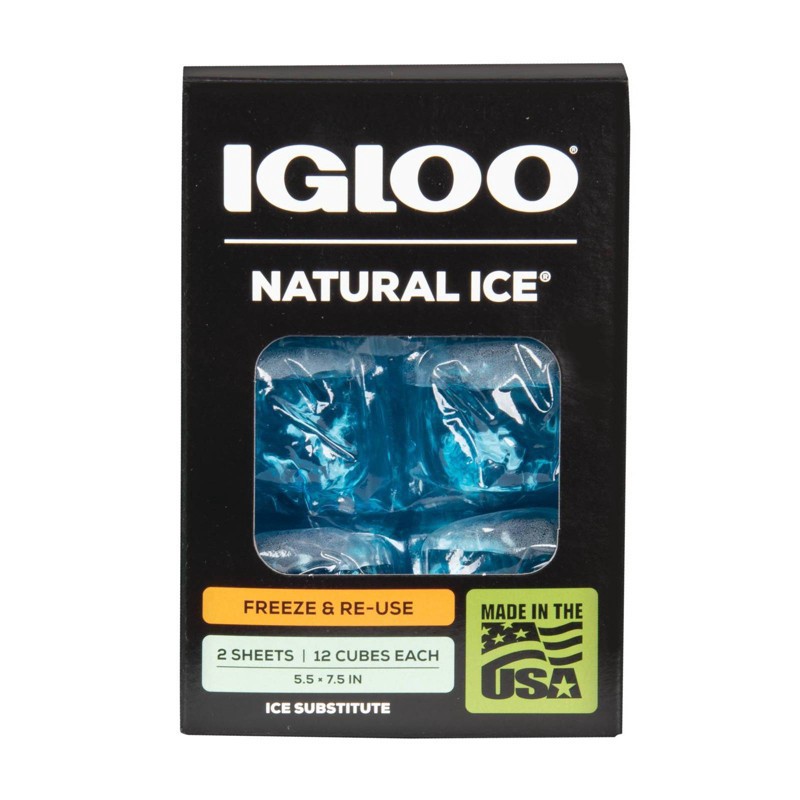 slide 2 of 4, Igloo Natural Ice 2pk - Blue, 2 ct