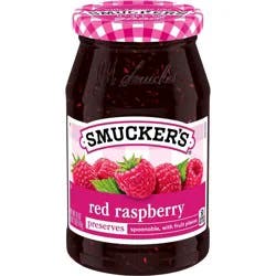 Smucker's Red Raspberry Preserves - 18oz