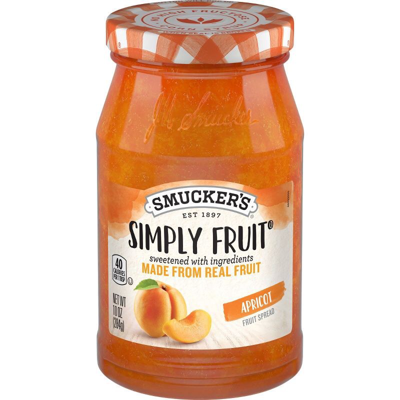 slide 1 of 5, Smucker's Simply Fruit Apricot Fruit Spread - 10oz, 10 oz