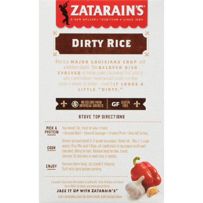 slide 2 of 5, Zatarain's New Orleans Style Dirty Rice Mix - 8oz, 8 oz