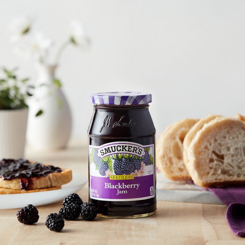 slide 2 of 5, Smucker's Seedless Blackberry Jam - 18oz, 18 oz