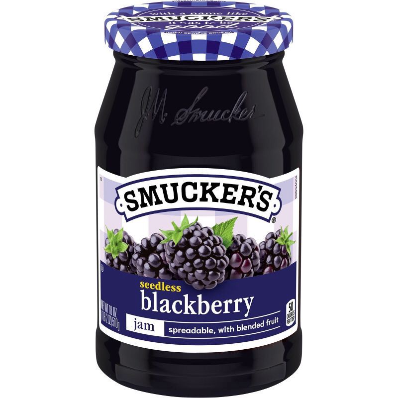 slide 1 of 9, Smucker's Seedless Blackberry Jam - 18oz, 18 oz