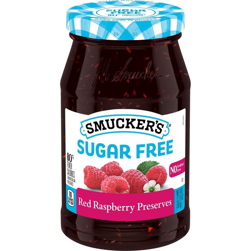 slide 1 of 10, Smucker's Sugar Free Red Raspberry Preserves - 12.75oz, 12.75 oz