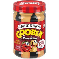Smucker's Goober Peanut Butter and Strawberry Jelly Stripes - 18oz