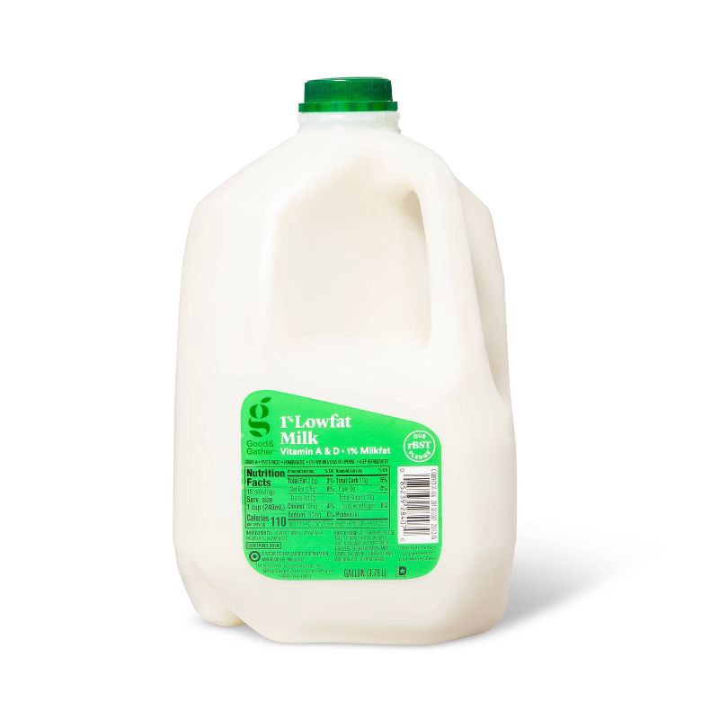 slide 1 of 5, 1% Low Fat Milk - 1gal - Good & Gather™, 1 gal