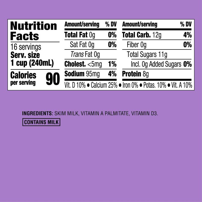 slide 5 of 5, Skim Fat Free Milk - 1gal - Good & Gather™, 1 gal