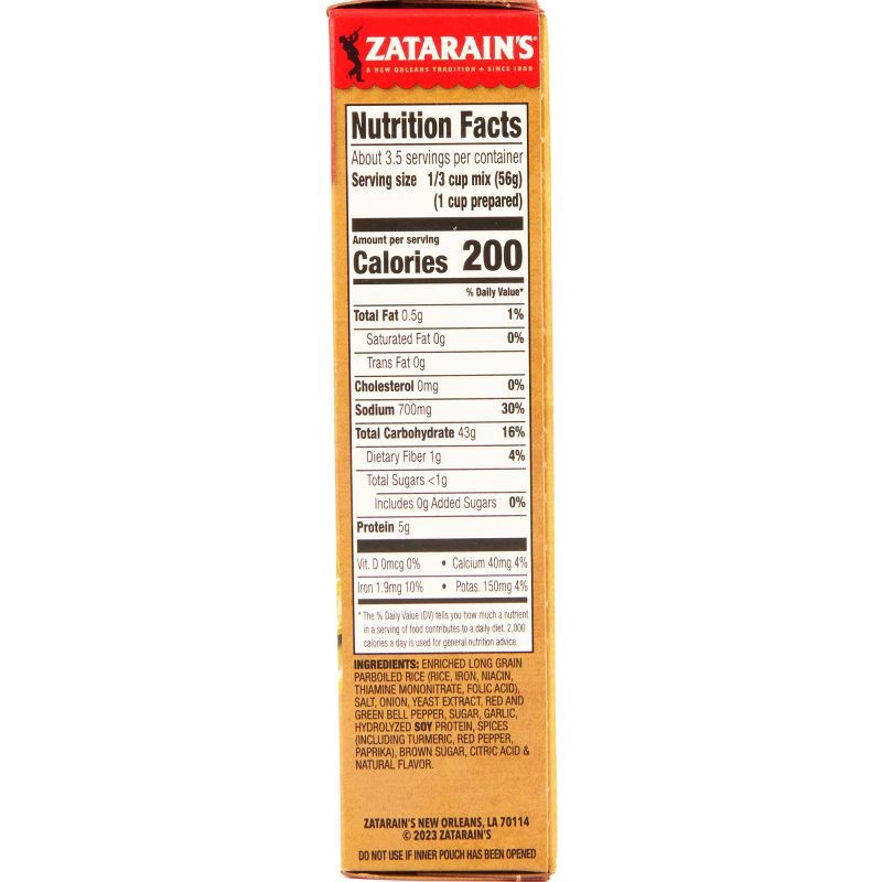 slide 9 of 11, Zatarain's Yellow Rice Mix - 6.9oz, 6.9 oz