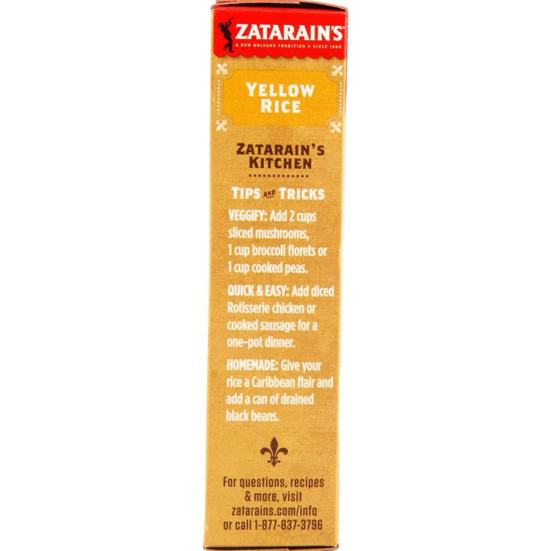 slide 10 of 11, Zatarain's Yellow Rice Mix - 6.9oz, 6.9 oz