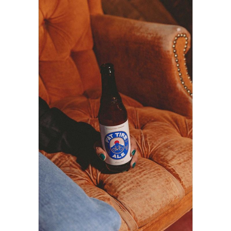 slide 4 of 10, New Belgium Fat Tire Ale Beer - 12pk/12 fl oz Bottles, 12 ct; 12 fl oz