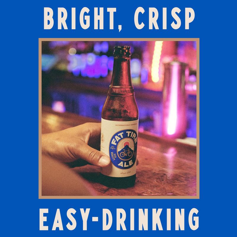 slide 5 of 10, New Belgium Fat Tire Ale Beer - 12pk/12 fl oz Bottles, 12 ct; 12 fl oz