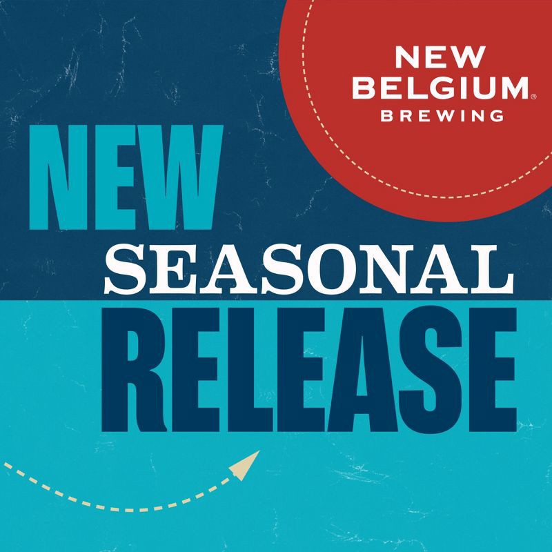 slide 4 of 5, New Belgium Seasonal Beer - 6pk/12 fl oz Cans, 6 ct; 12 fl oz