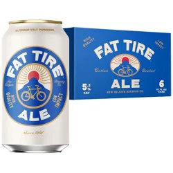 New Belgium Fat Tire Ale Beer - 6pk/12 fl oz Cans