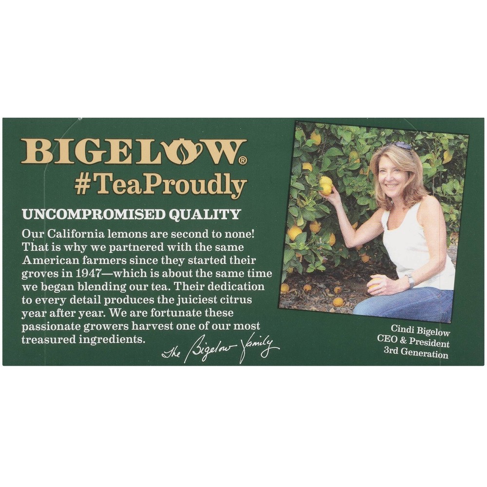 slide 4 of 6, Bigelow Green Tea Lemon Tea Bags, 20 ct