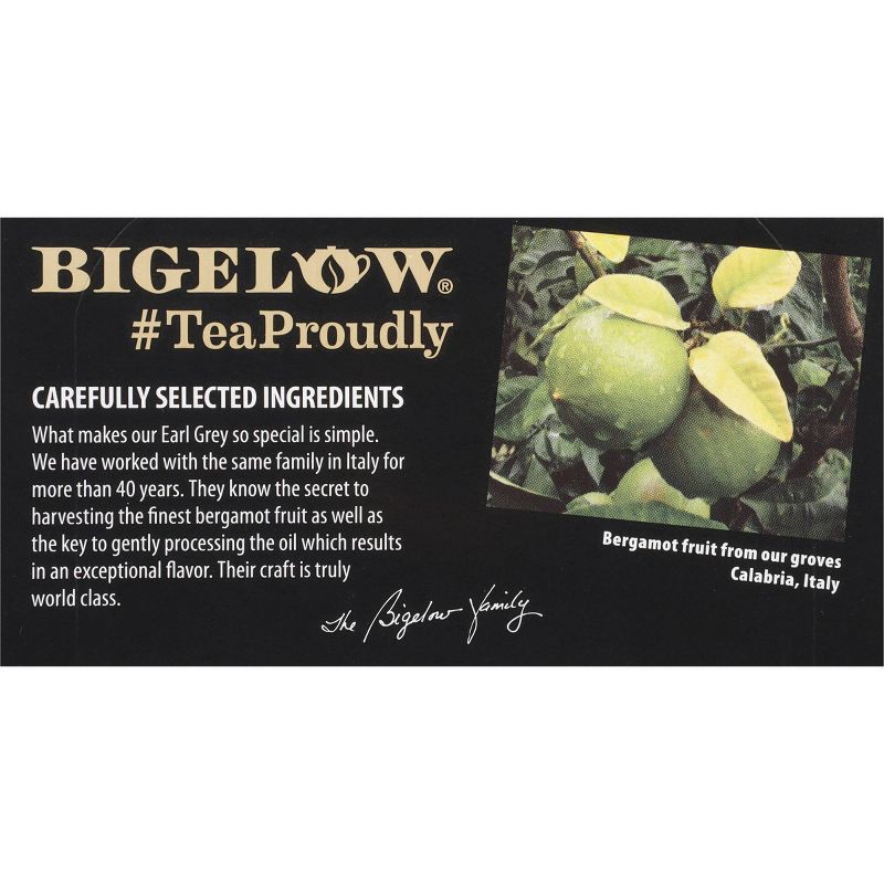 slide 4 of 8, Bigelow Earl Grey Black Tea Bags - 20ct, 20 ct
