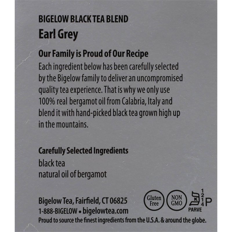 slide 6 of 8, Bigelow Earl Grey Black Tea Bags - 20ct, 20 ct