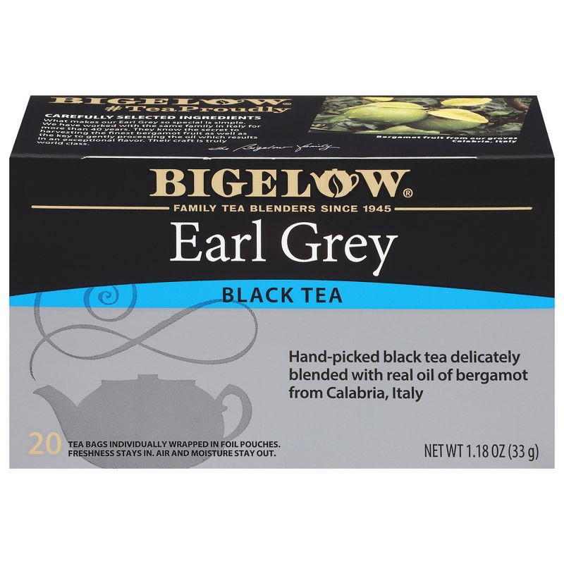 slide 1 of 8, Bigelow Earl Grey Black Tea Bags - 20ct, 20 ct