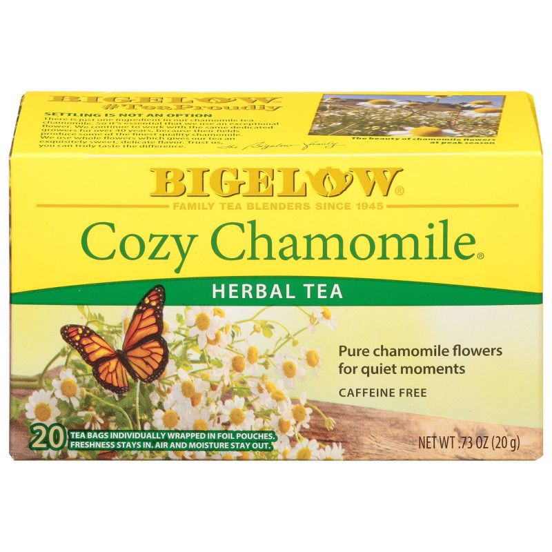 slide 1 of 12, Bigelow Cozy Chamomile Herbal Tea Bags - 20ct, 20 ct