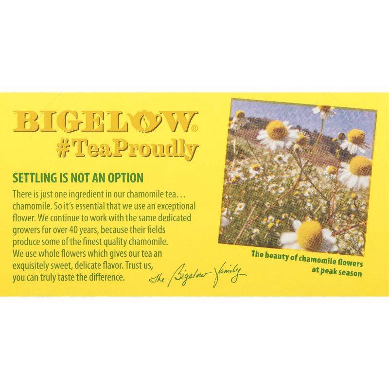 slide 5 of 12, Bigelow Cozy Chamomile Herbal Tea Bags - 20ct, 20 ct