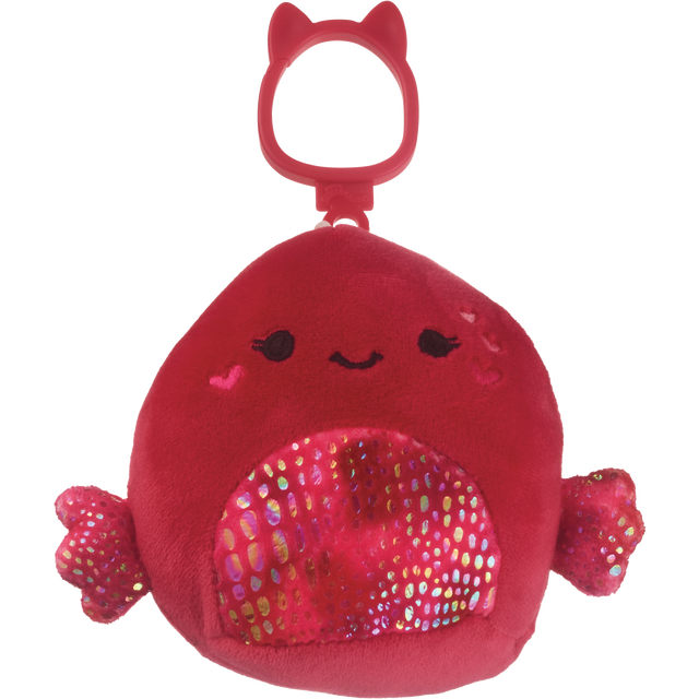 slide 1 of 1, Squishmallows Valentine's Clip-On Plush, Assorted Characters, 1 Ct, 1 ct