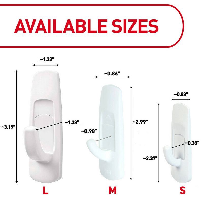 slide 3 of 12, Command Large Utility Hooks Value Pack, 1 ct