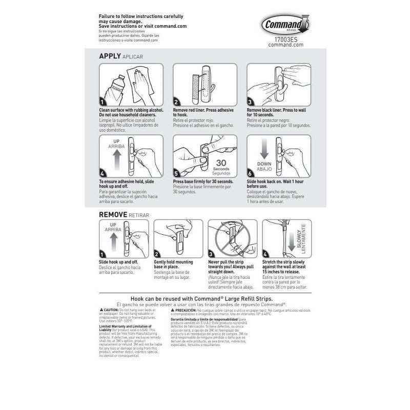 slide 11 of 12, Command Large Utility Hooks Value Pack, 1 ct